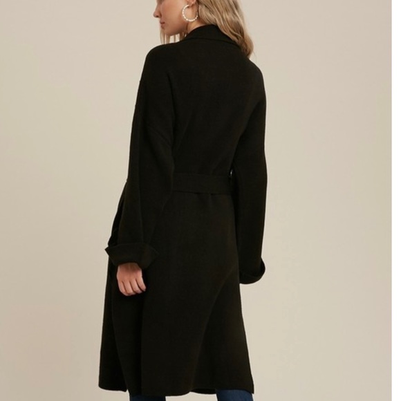 Knitted Trench Sweater - Picture 1 of 4